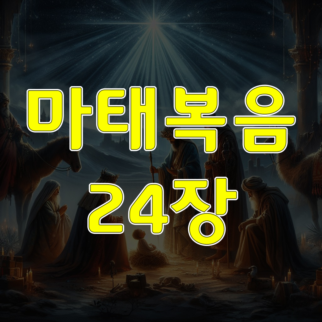 마태복음 24장: 성전이 무너뜨려질 것을 예언하시다