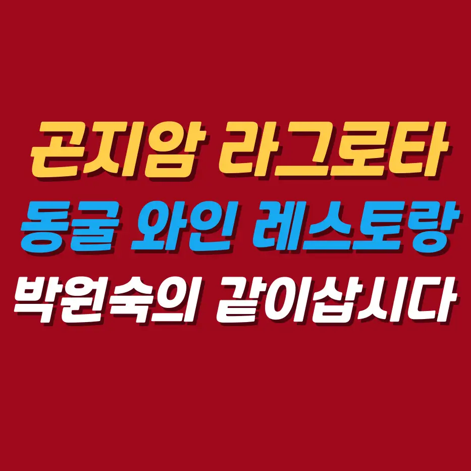 곤지암-라그로타-동굴-와인-레스토랑