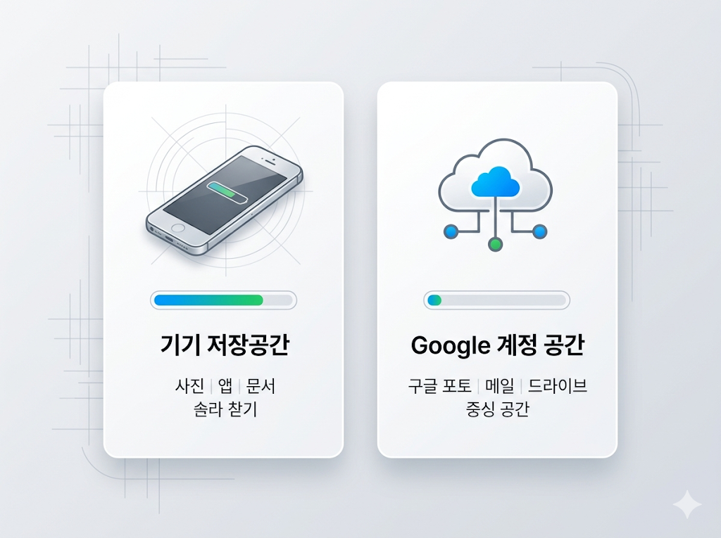 구글 포토 용량은 사진 앱만의 문제가 아닙니다