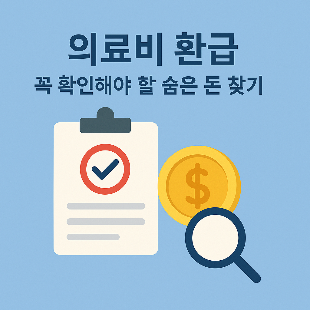 의료비 환급금 확인하기