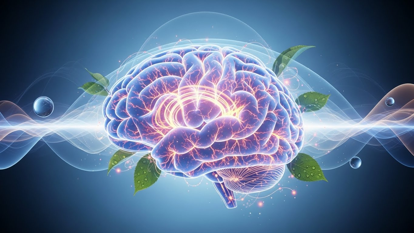 디지털 디톡스 후 뇌 활성화와 인지 기능이 향상되는 모습