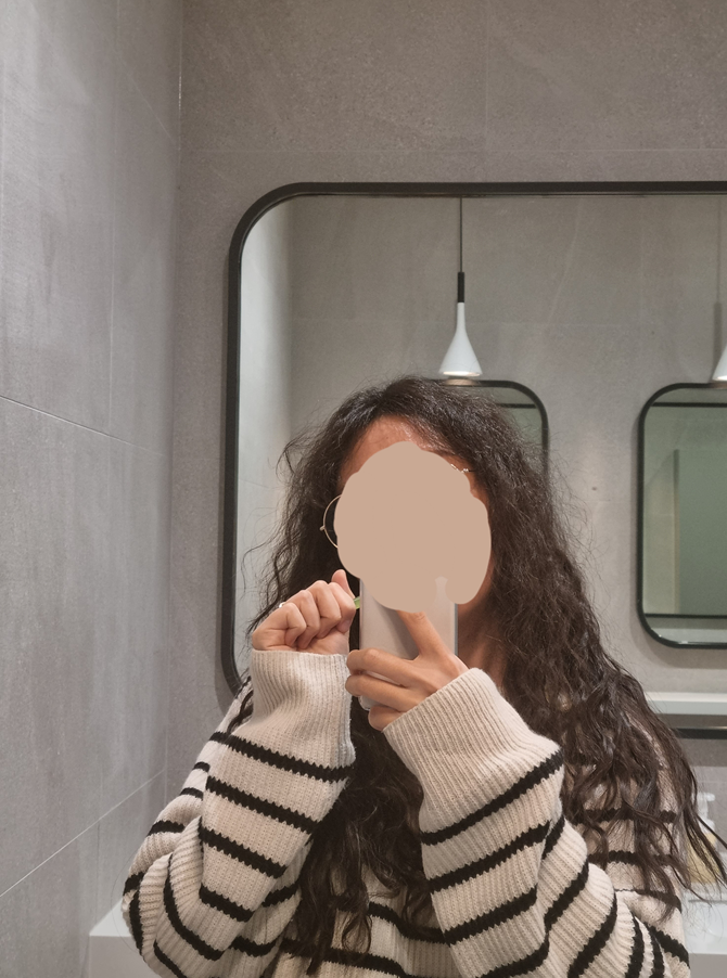 긴머리-히피펌-앞모습