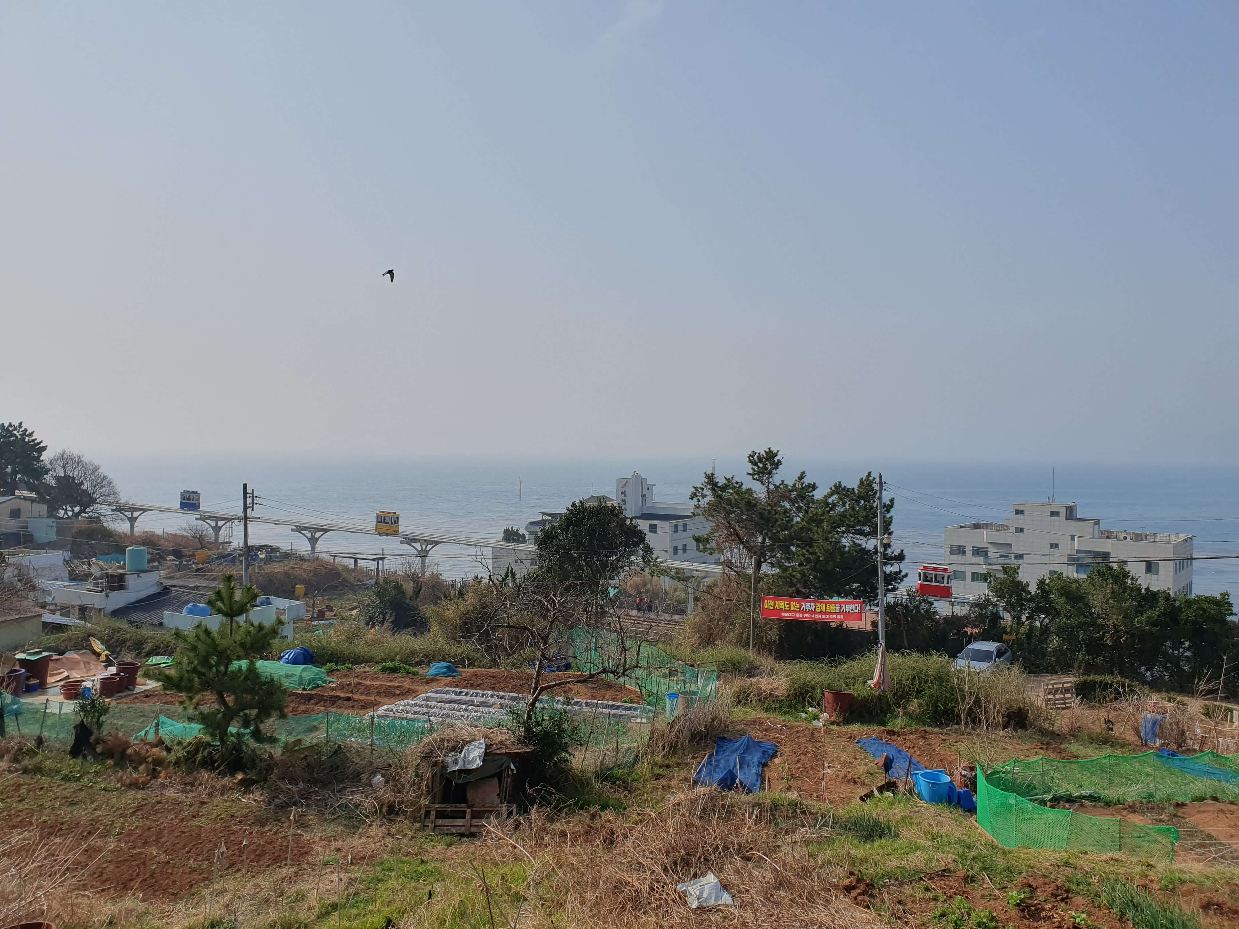 중동(해운대 달맞이고개) 해운대기와집대구탕 해운대 블루라인파크 스카이캡슐 풍경