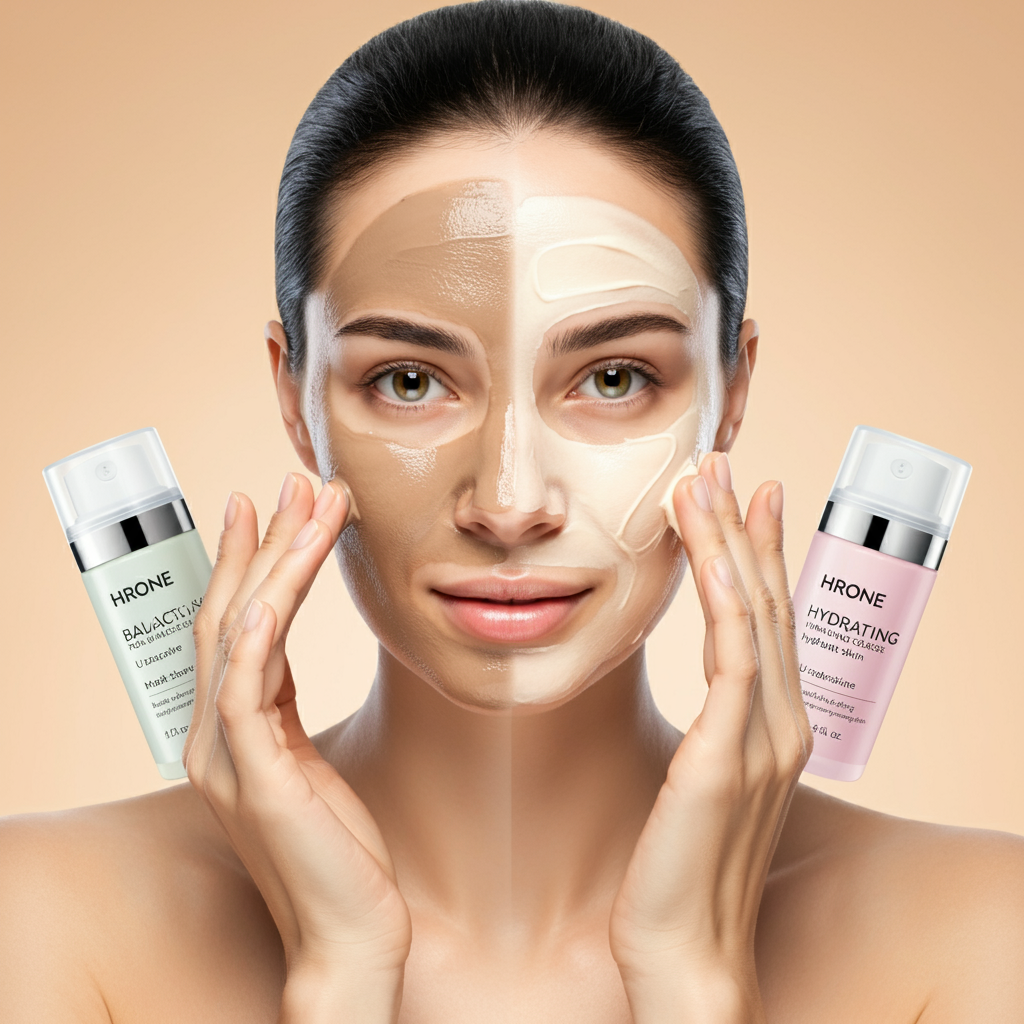 복합성 피부를 위한 T존과 U존 맞춤 스킨케어