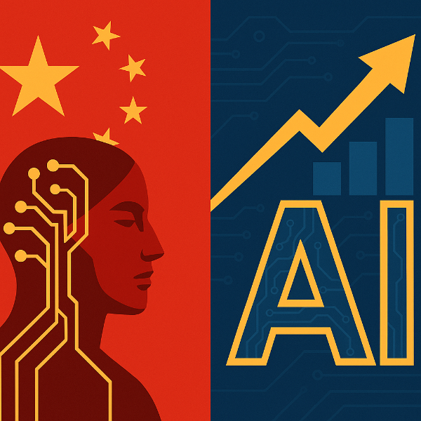 중국의 AI 점유율 상승 및 생태계