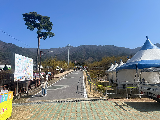 구례 산수유축제 기간 초대가수 맛집 주차
