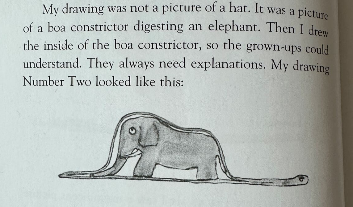 코끼리를-삼킨-보아뱀-그림