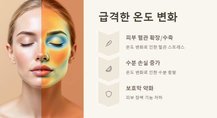 봄철 피부가 겪는 문제점 - 급격한 온도 변화