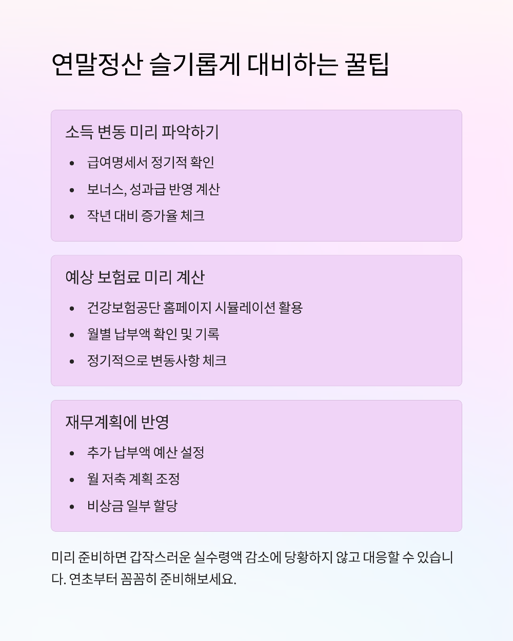 건강보험 정산 10