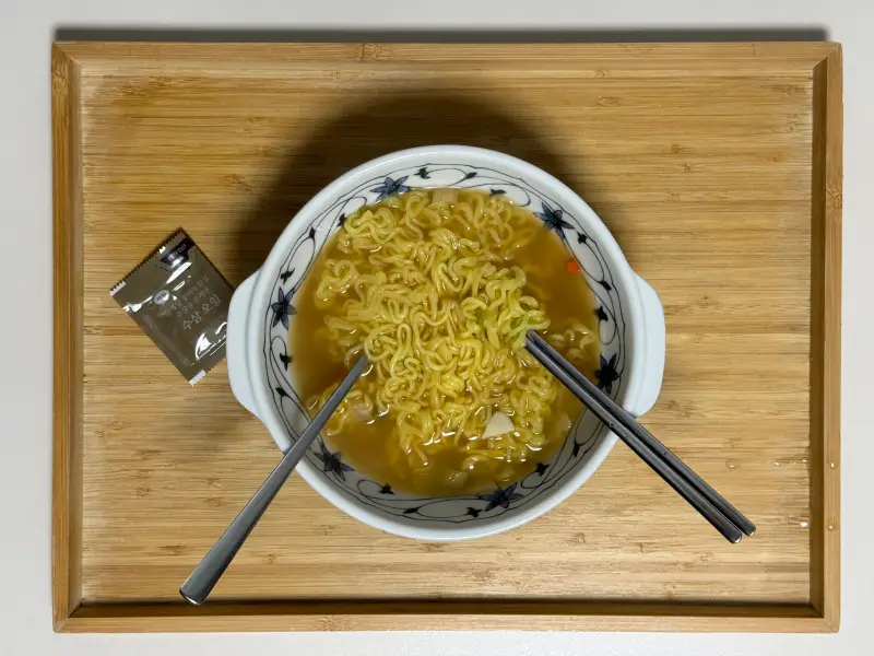 하림 삼계탕면 라면 전체 사진