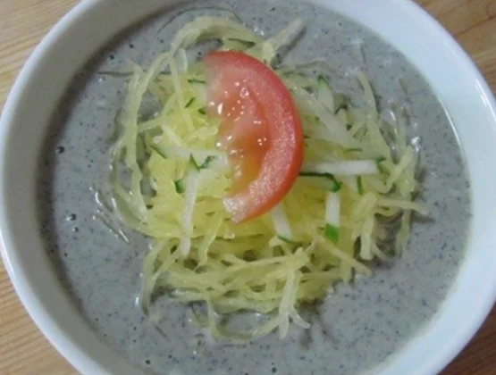 호박면 콩국수