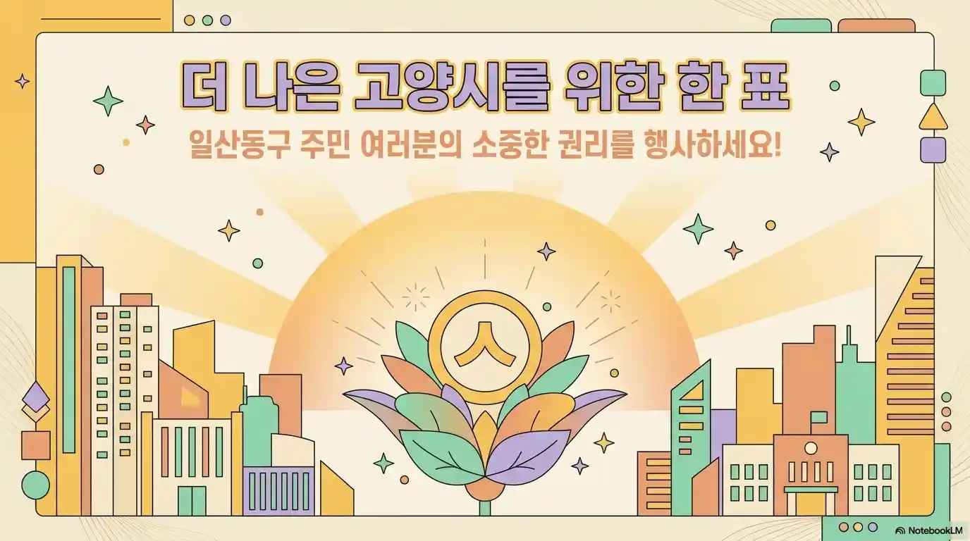 더 나은 고양시를 위한 투표 행사하기