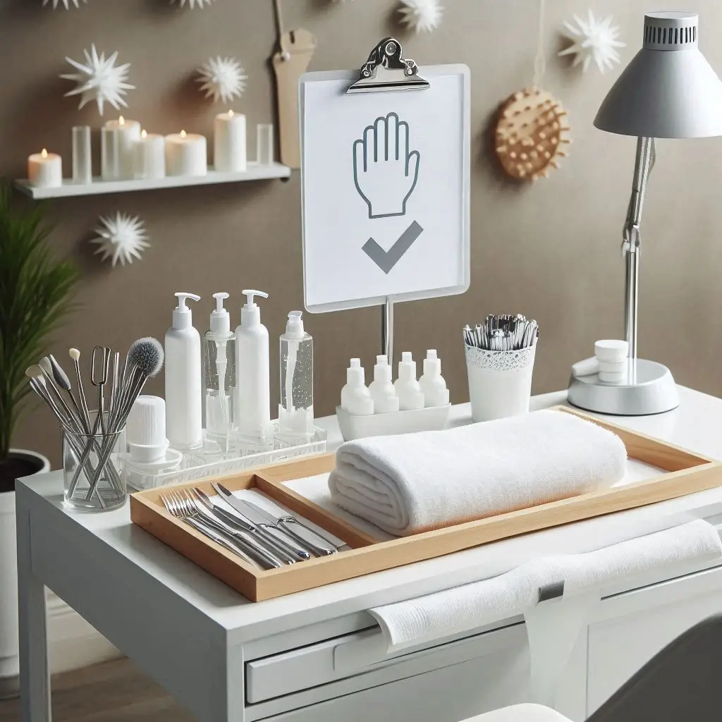 피부,체형관리 샵 배경