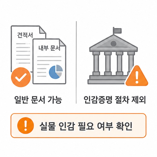 이미지 도장 사용 가능 범위 안내