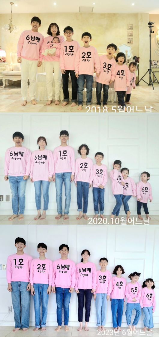 사랑하는 대가족과 함께한 폭풍성장 6남매!