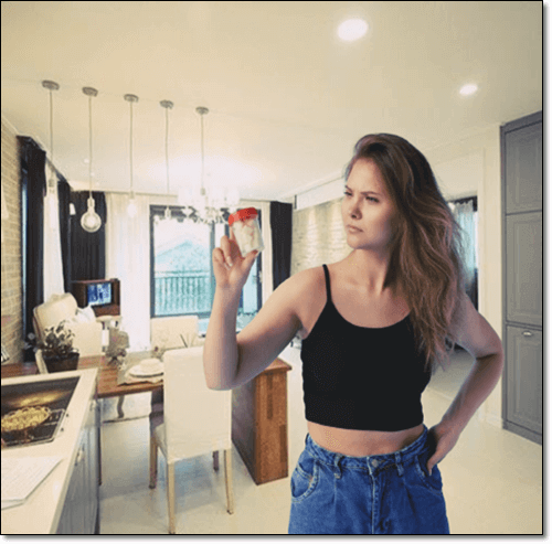 새송이버섯 효능, 당뇨병 관리, 각 설탕을 보고 있는 여성