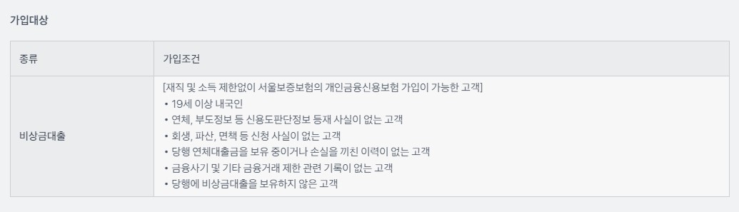 토스 비상금대출 조건 신청방법