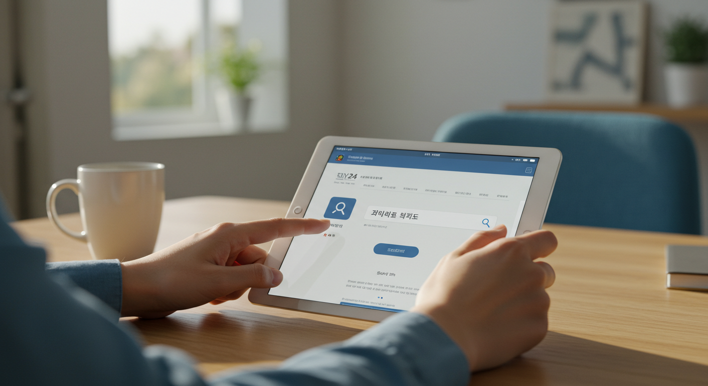 고용24에서 학원 검색하는 방법