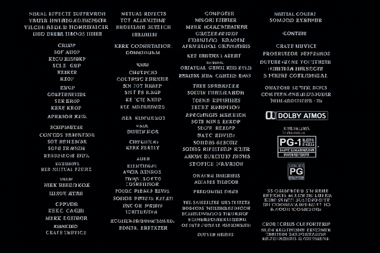 영화 엔딩크레딧 구성 요소 완전 정리