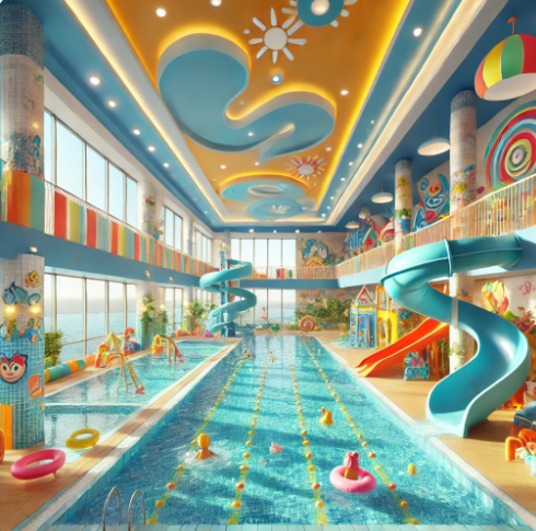 키즈펜션 실내 수영장