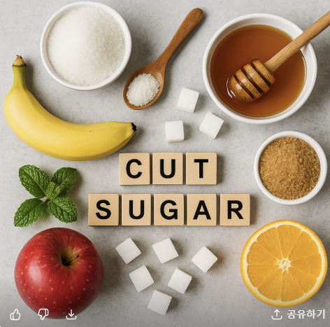 설탕 줄이기 프로젝트 – 건강한 달콤함을 찾아서 관련 사진