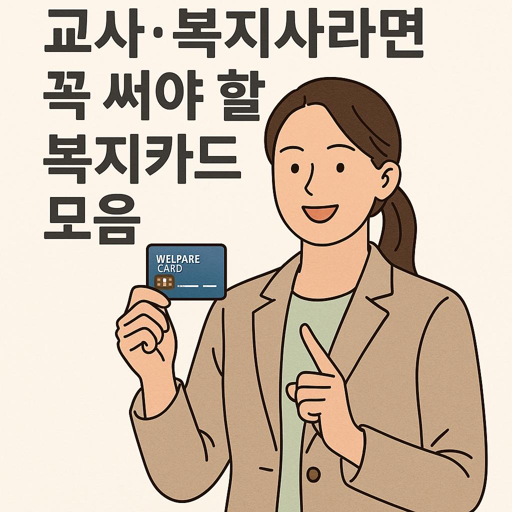 교사·복지사라면 꼭 써야 할 복지카드 모음 관련 이미지 사진