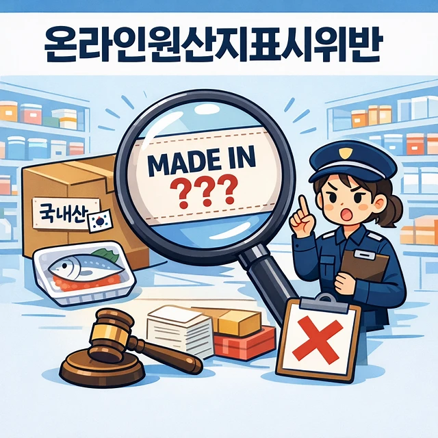 온라인원산지표시위반