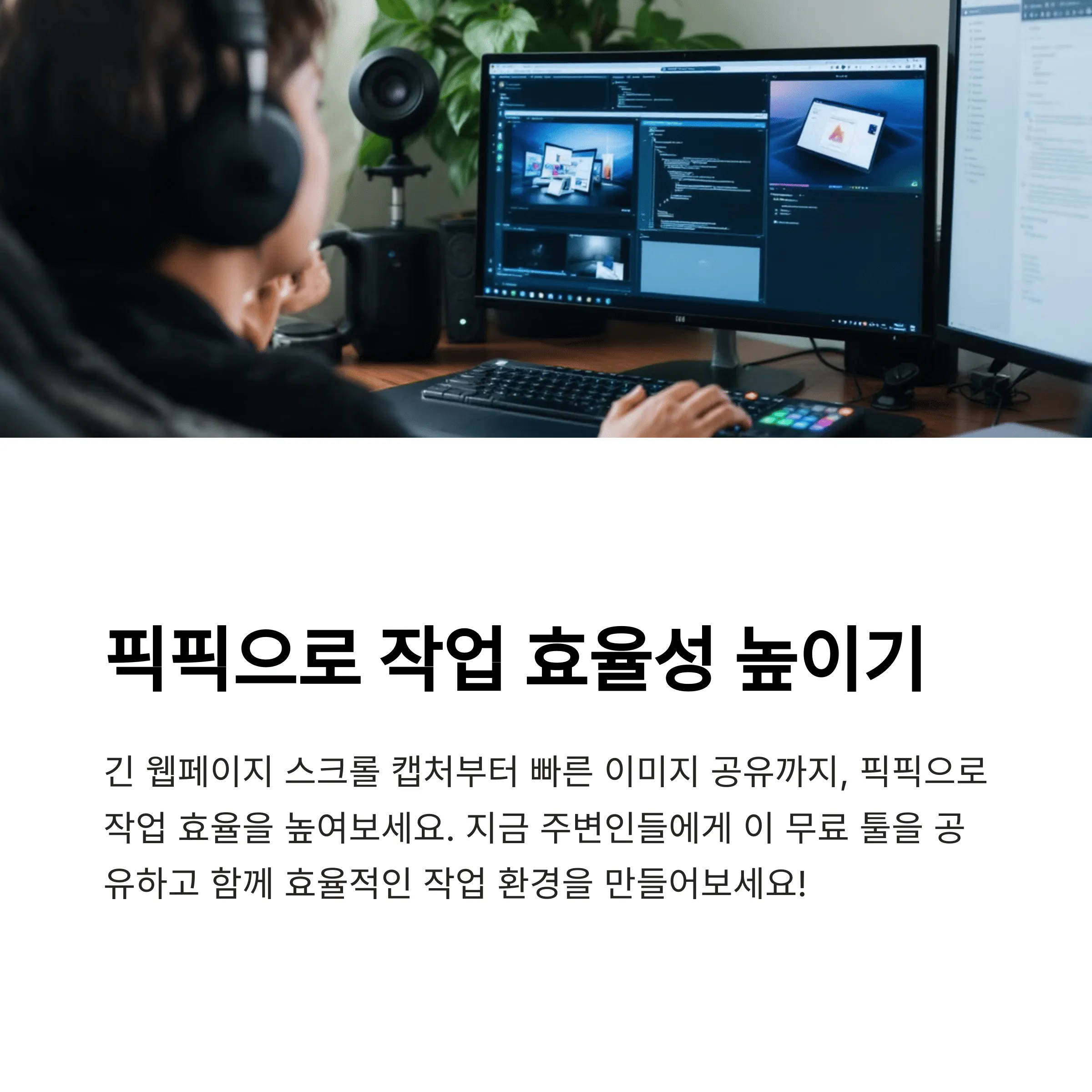 화면 캡쳐 프로그램 픽픽 다운로드 및 고급기능 꿀팁 정리