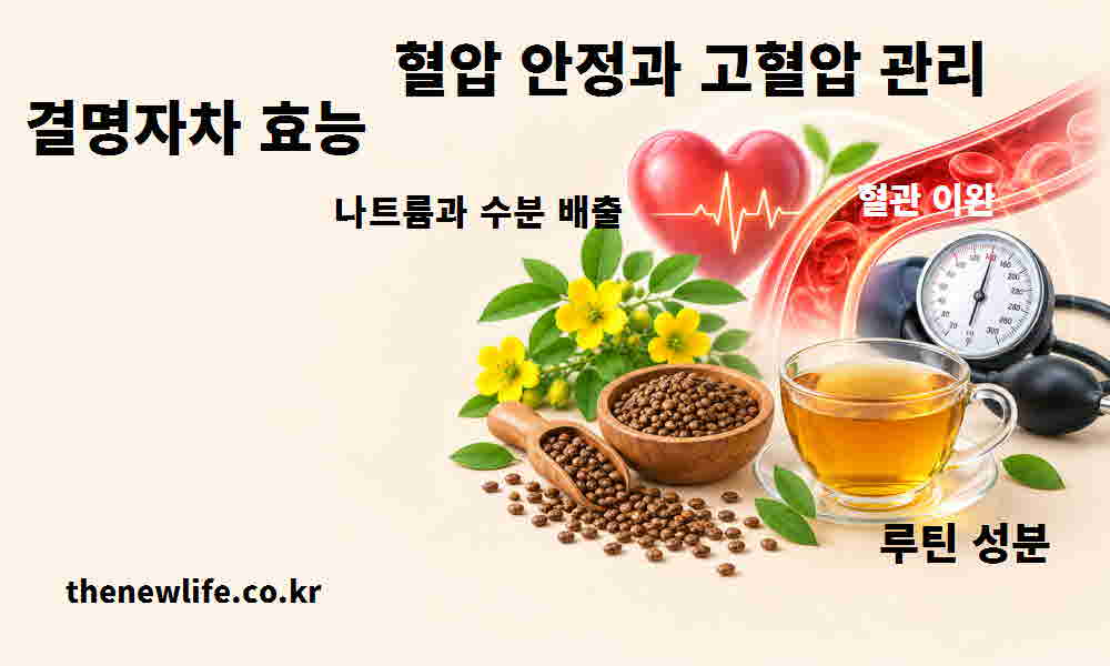 결명자차 효능 혈압 안정 고혈압 관리