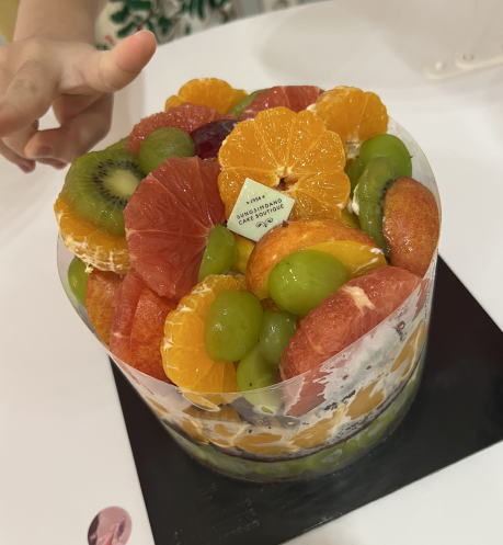 성심당 과일시루 케이크