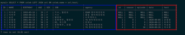 LEFT JOIN 코드