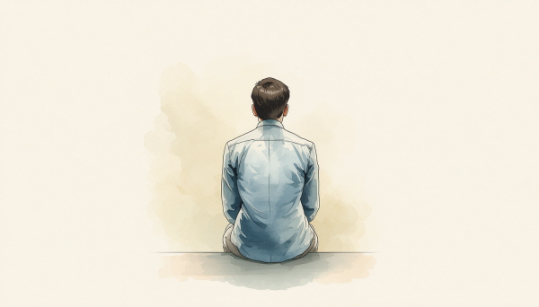 ISTJ는 스스로를 크게 드러내지 않습니다. “나 이렇게 열심히 한다”라고 떠들기보다, 그냥 묵묵히 자기 자리를 지키며 하루하루를 이어갑니다에 관한 그림입니다