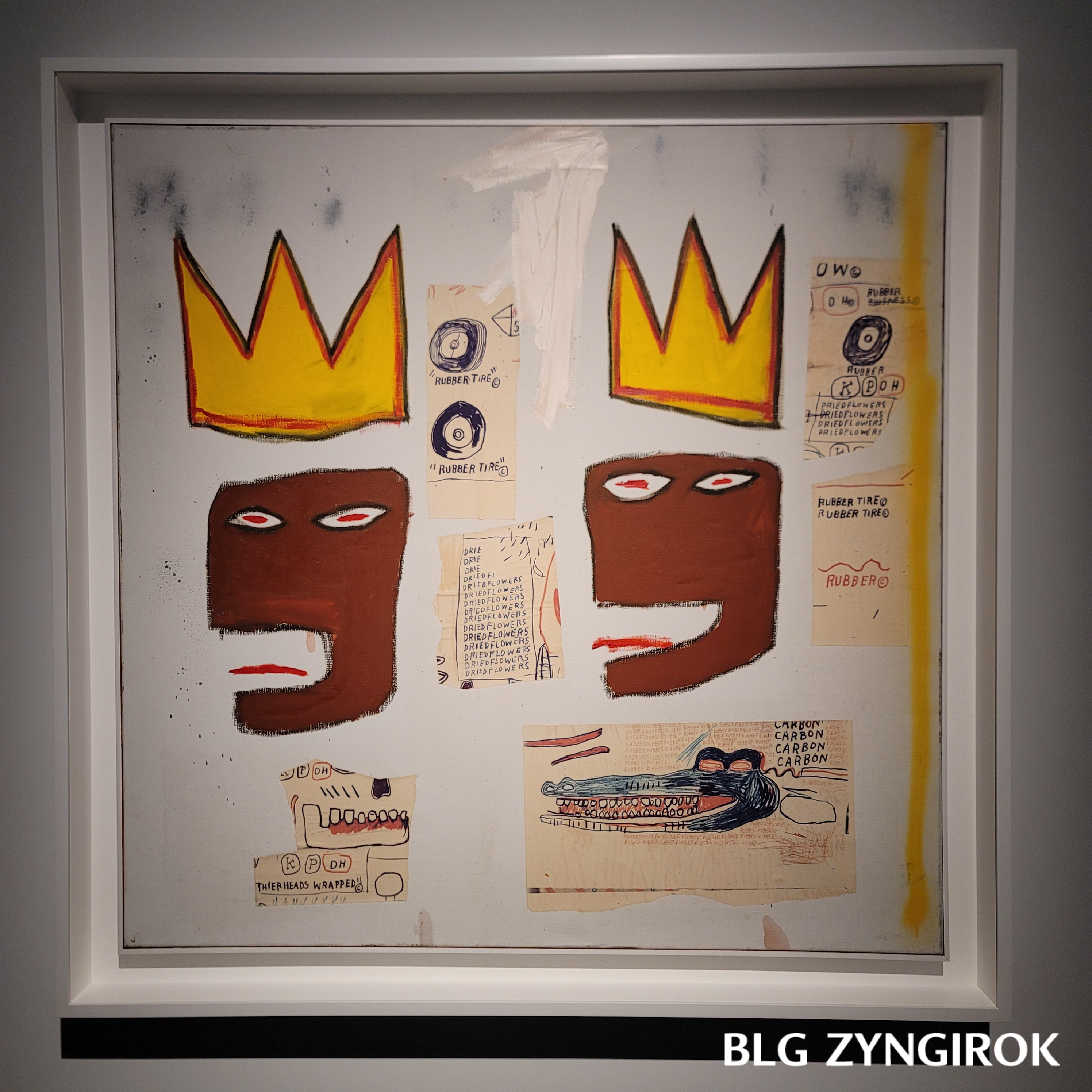 장미셀 바스키아 - 과거와 미래를 잇는 상징적 기호들