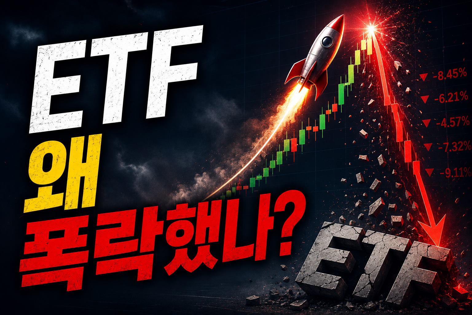 스페이스 X ETF 폭락 관련 이미지