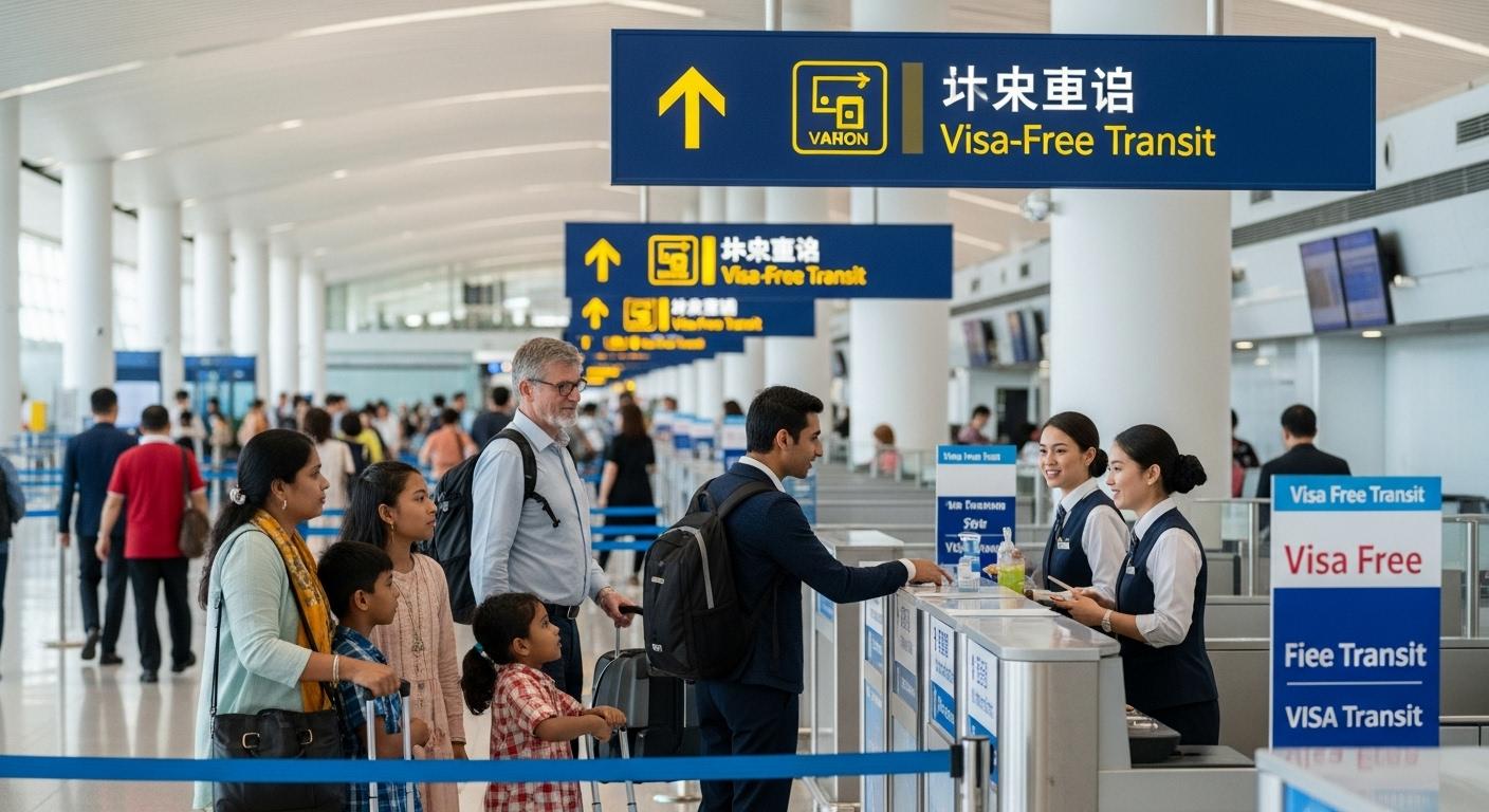 중국 경유 무비자