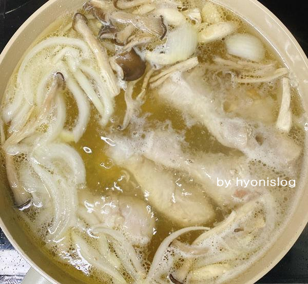 닭칼국수_끓이기