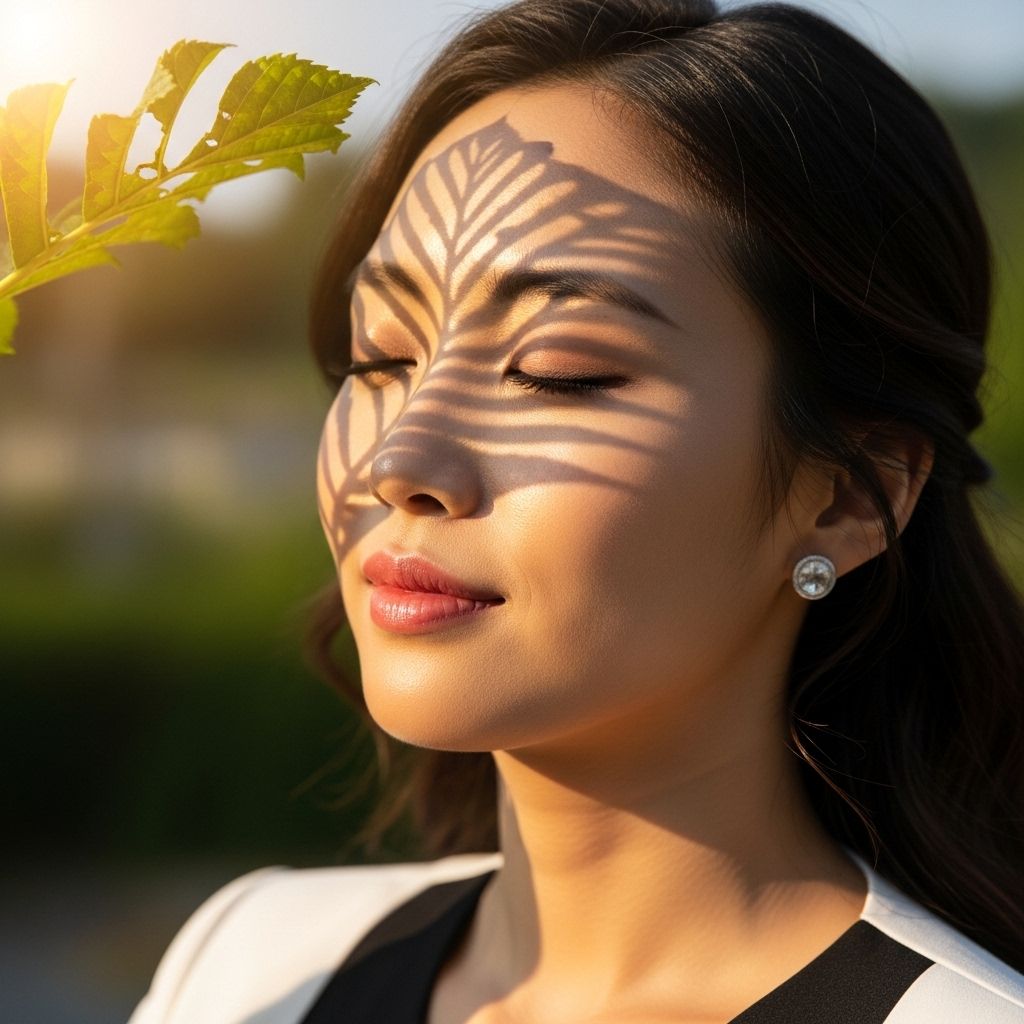 심야약국13&amp;#44; 햇살을 받고 있는 여성