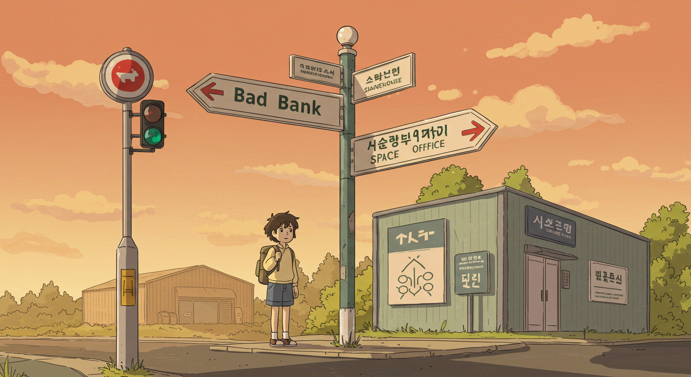 배드뱅크와 신복위를 헷갈리는 사람 그림