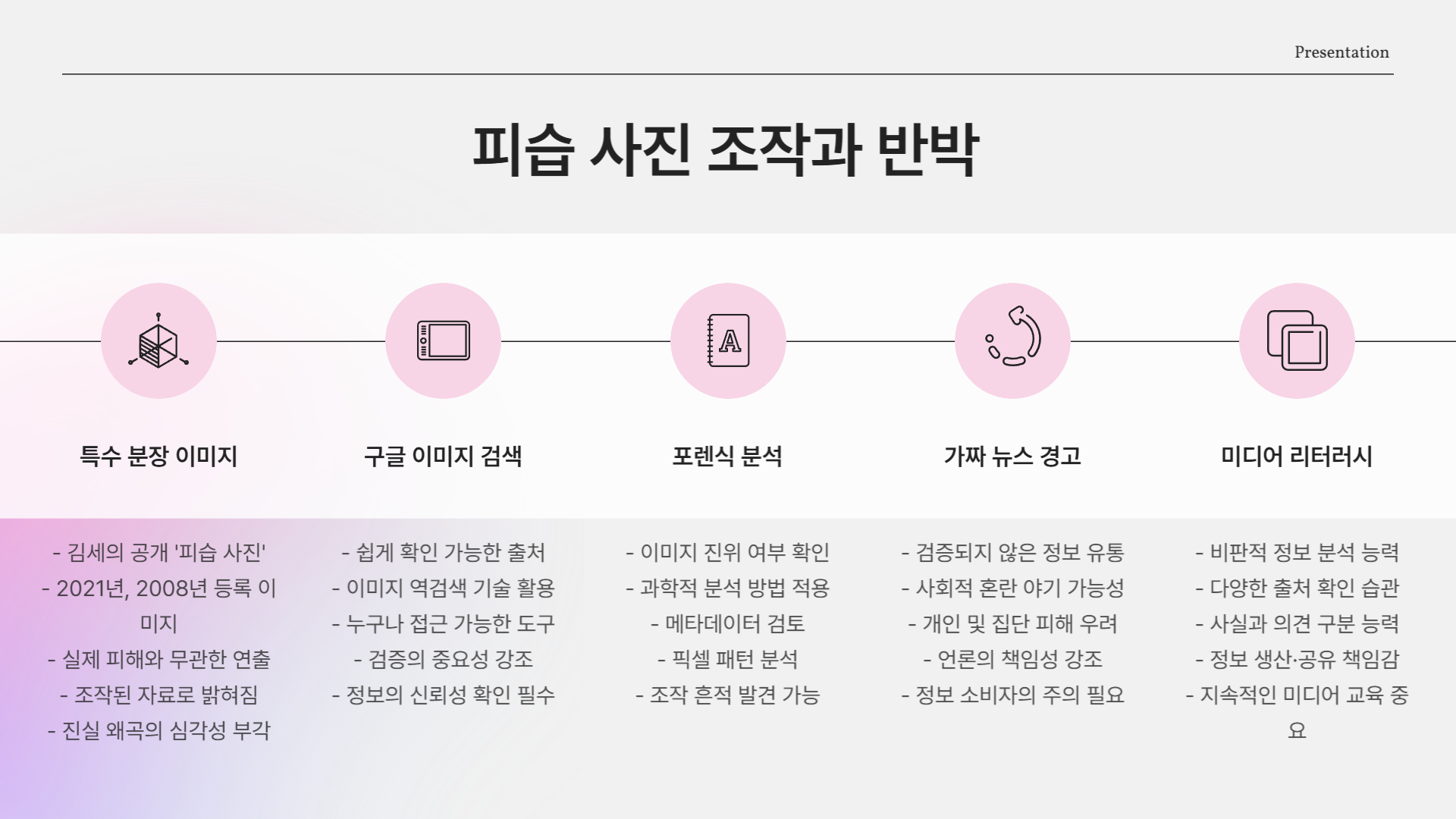 피습 사진도 조작? 이미지 포렌식 결과