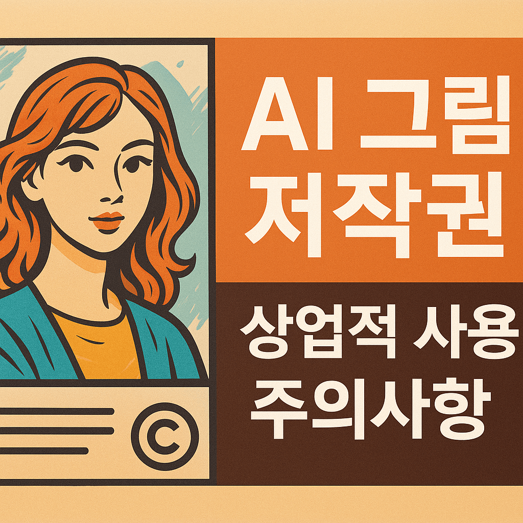 AI 그림 저작권 – 상업적 사용 주의사항