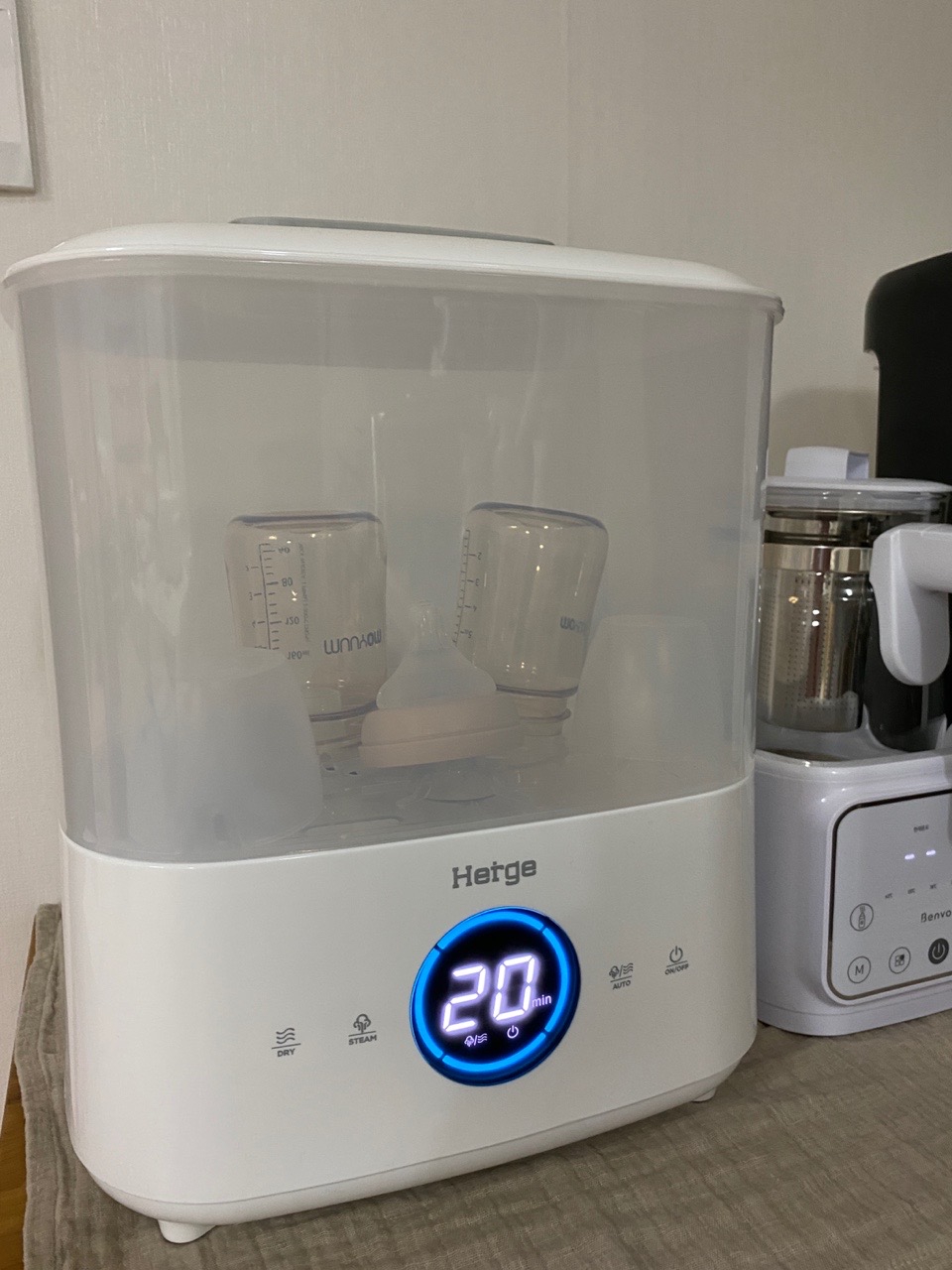 육아 필수템 젖병 스팀 소독기