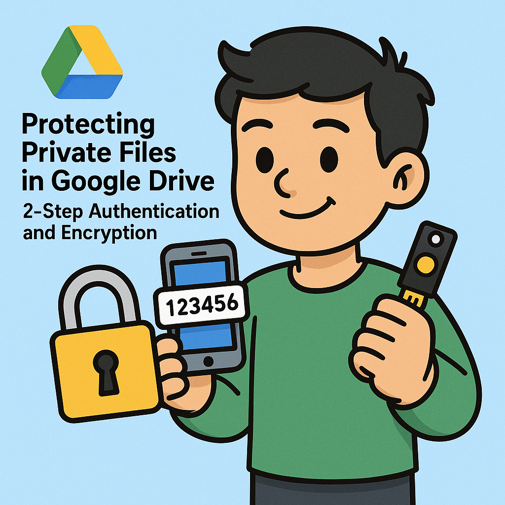 구글 드라이브 개인 파일 보호: 2단계 인증과 암호화