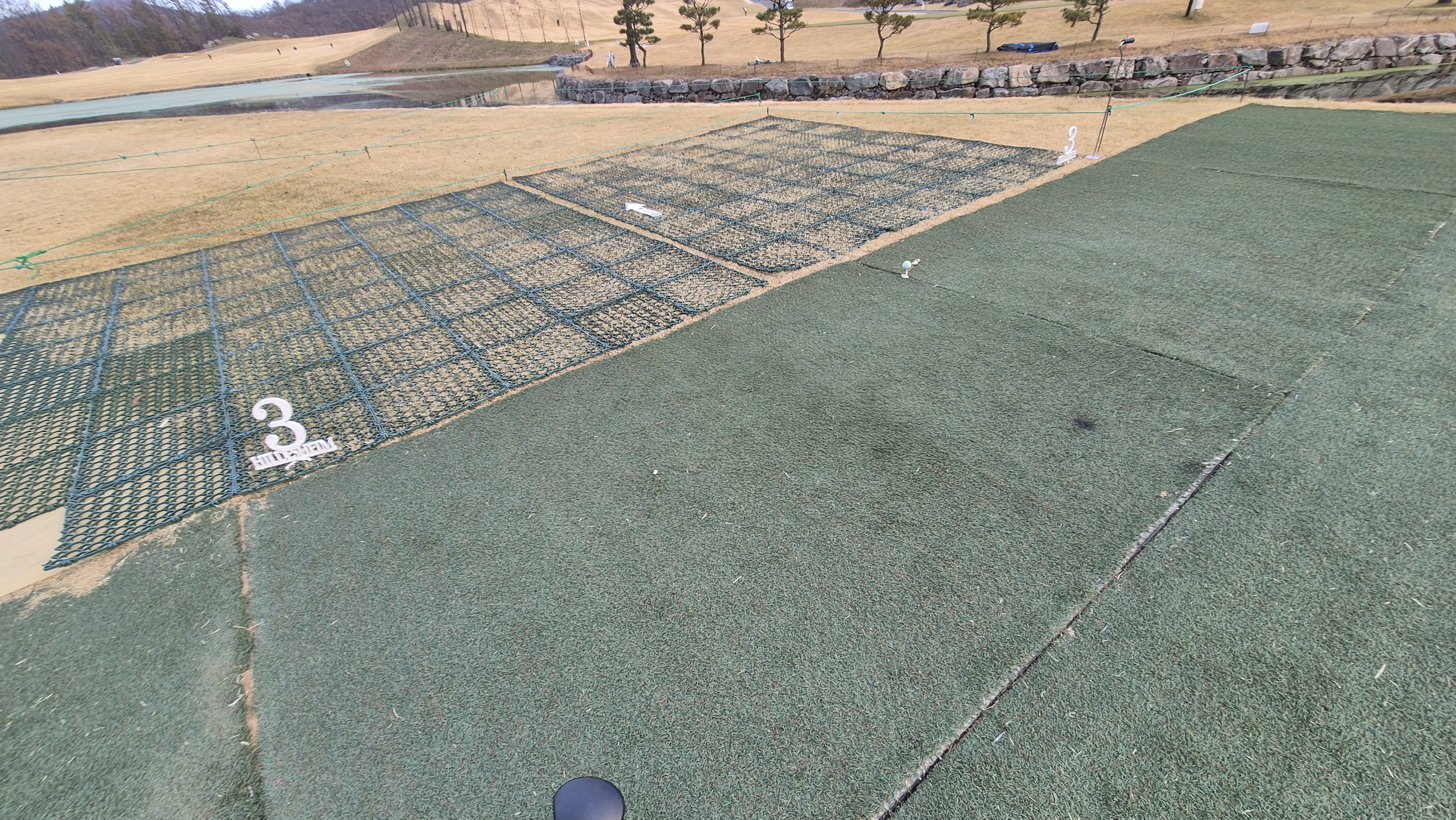 힐데스하임 레이크-힐 코스 티잉구역 상태