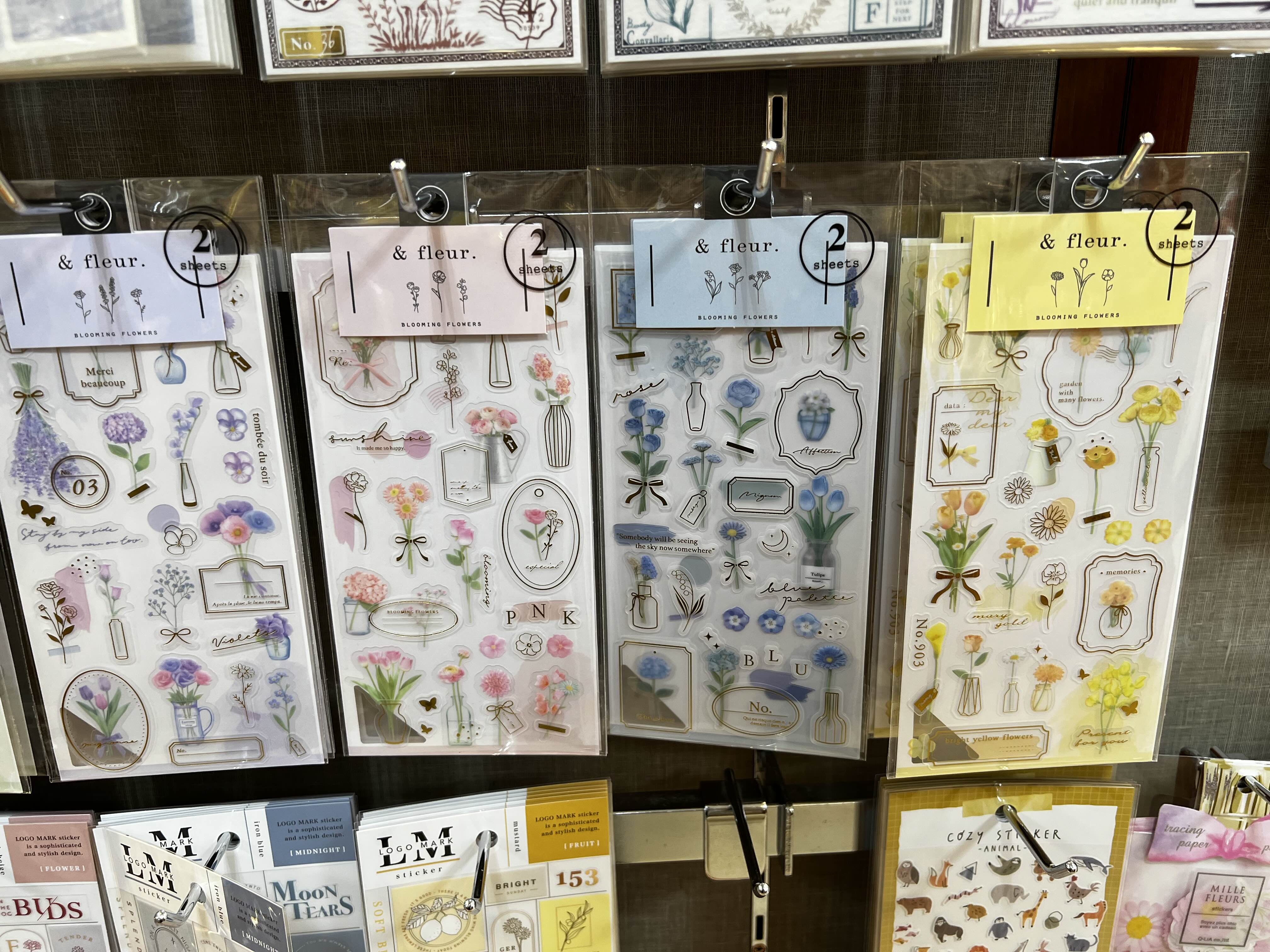 류보백화점 문구류 스티커