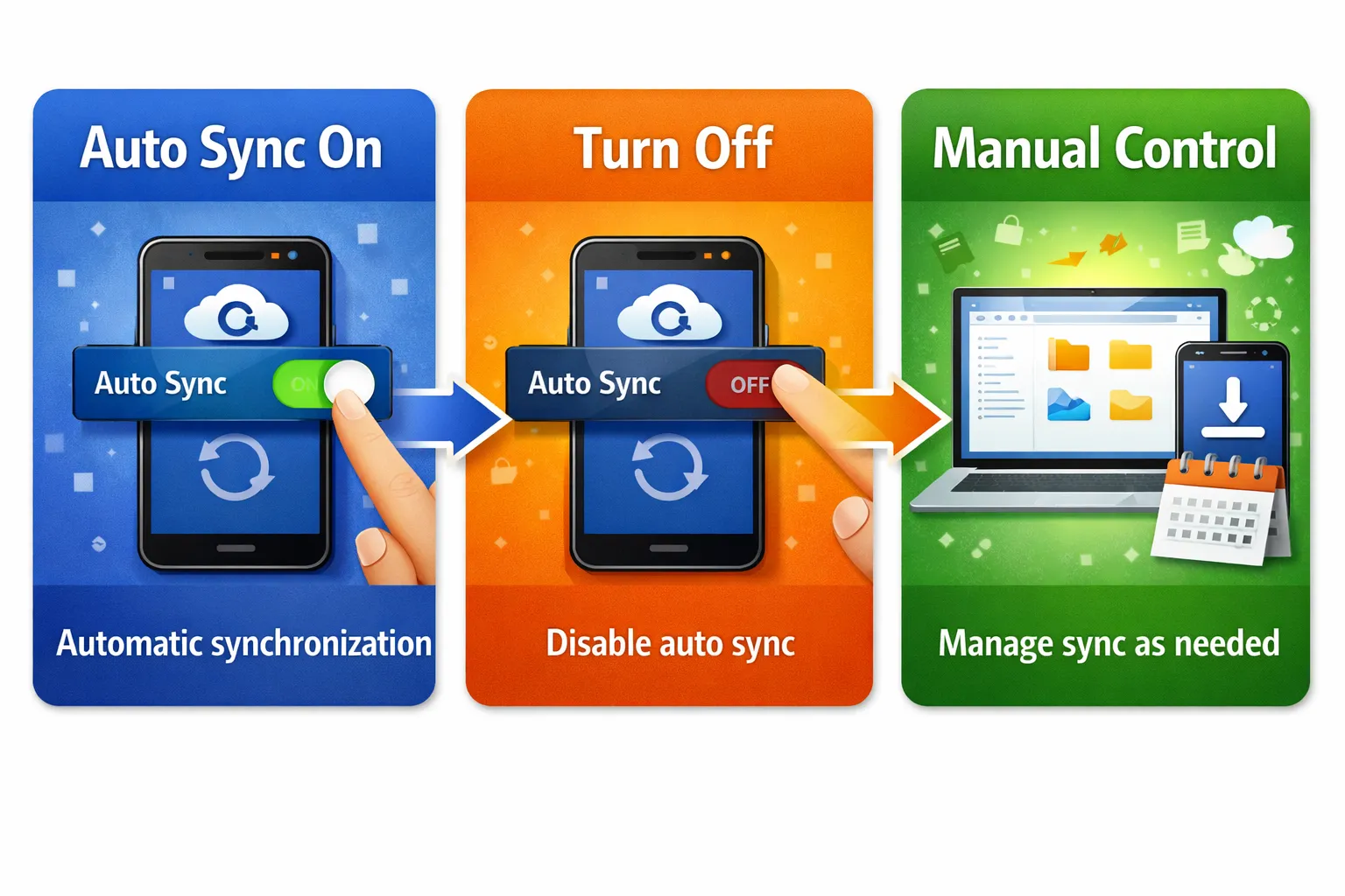 클라우드 자동 동기화 해제 (배터리 절약, 데이터 관리, 용량 최적화)