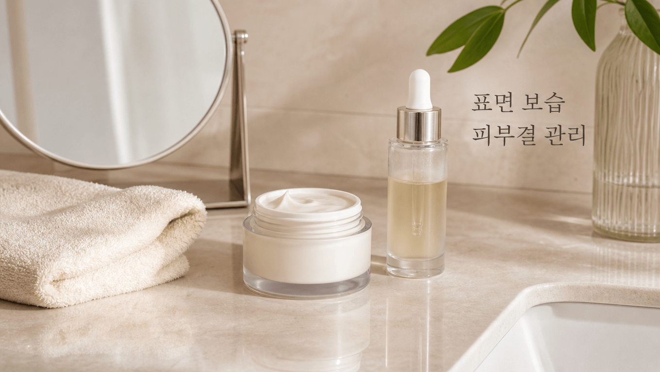 바르는 콜라겐 보습 루틴