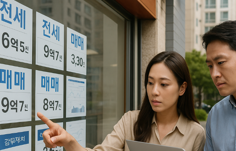 전세가와 매매가 비교