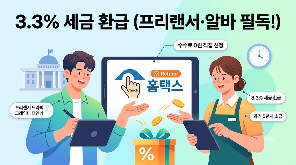 3.3% 세금환급