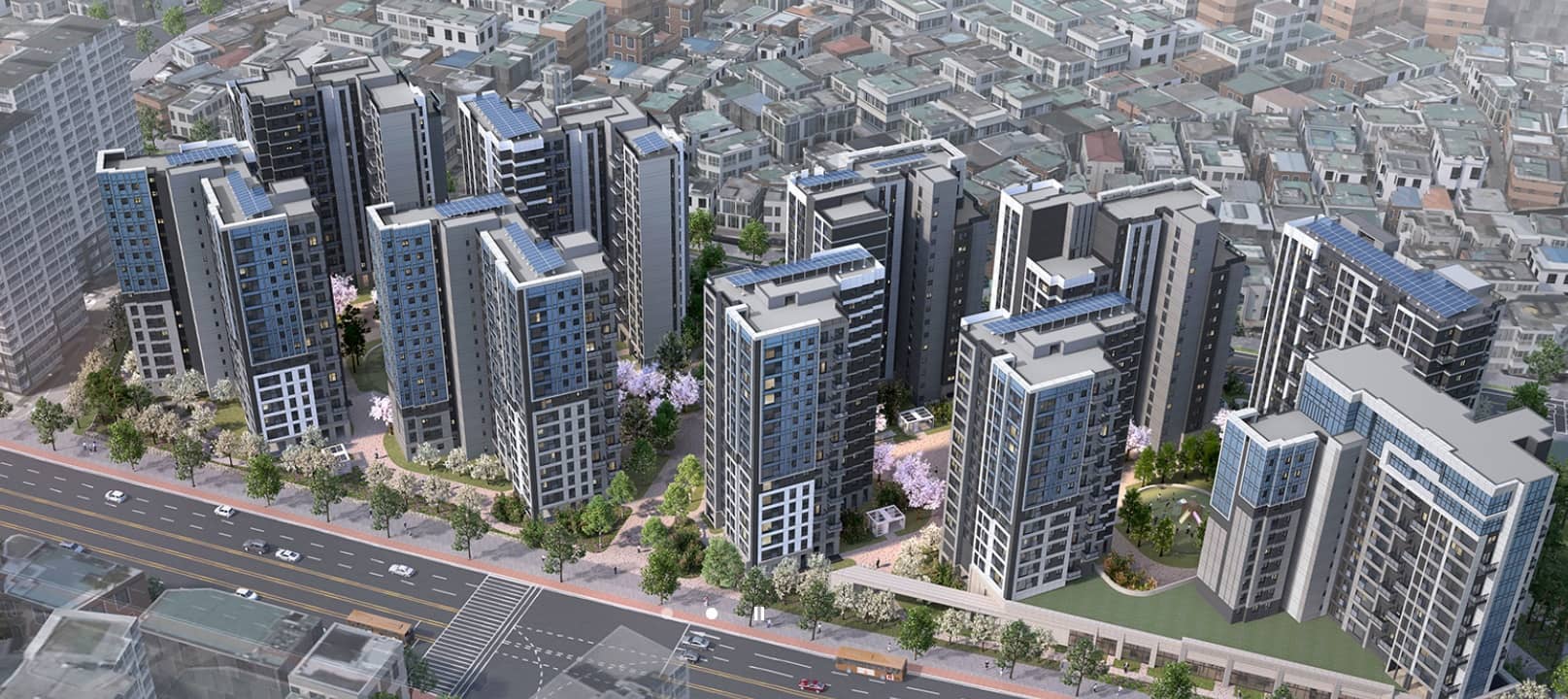 래미안 엘리바네 투시도