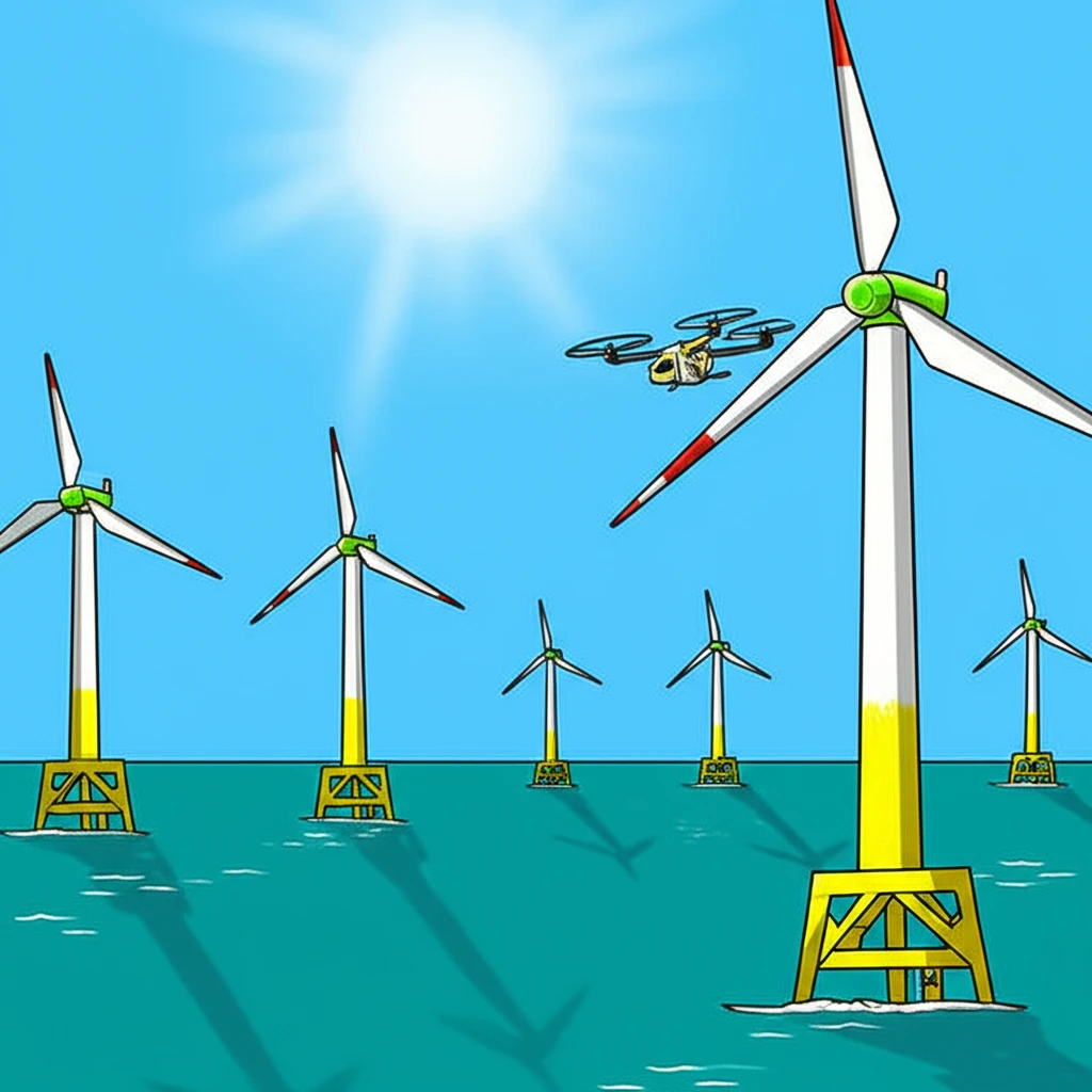 해양풍력 점검, 이제 드론으로! 안전..